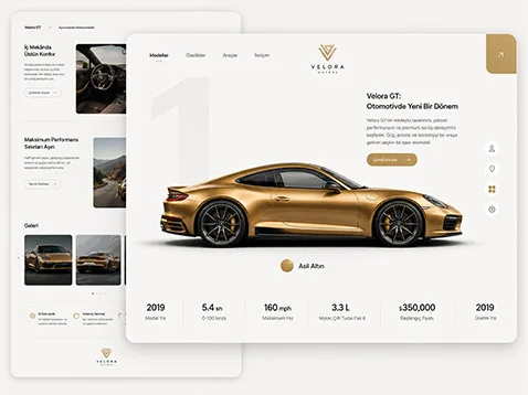 Otomotiv & Araç Kiralama Web Tasarımı