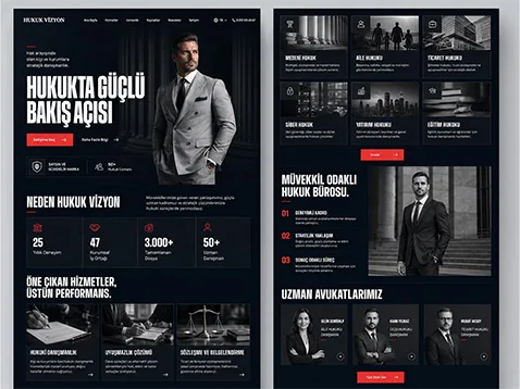Hukuk & Avukatlık Ofisi Web Tasarımı